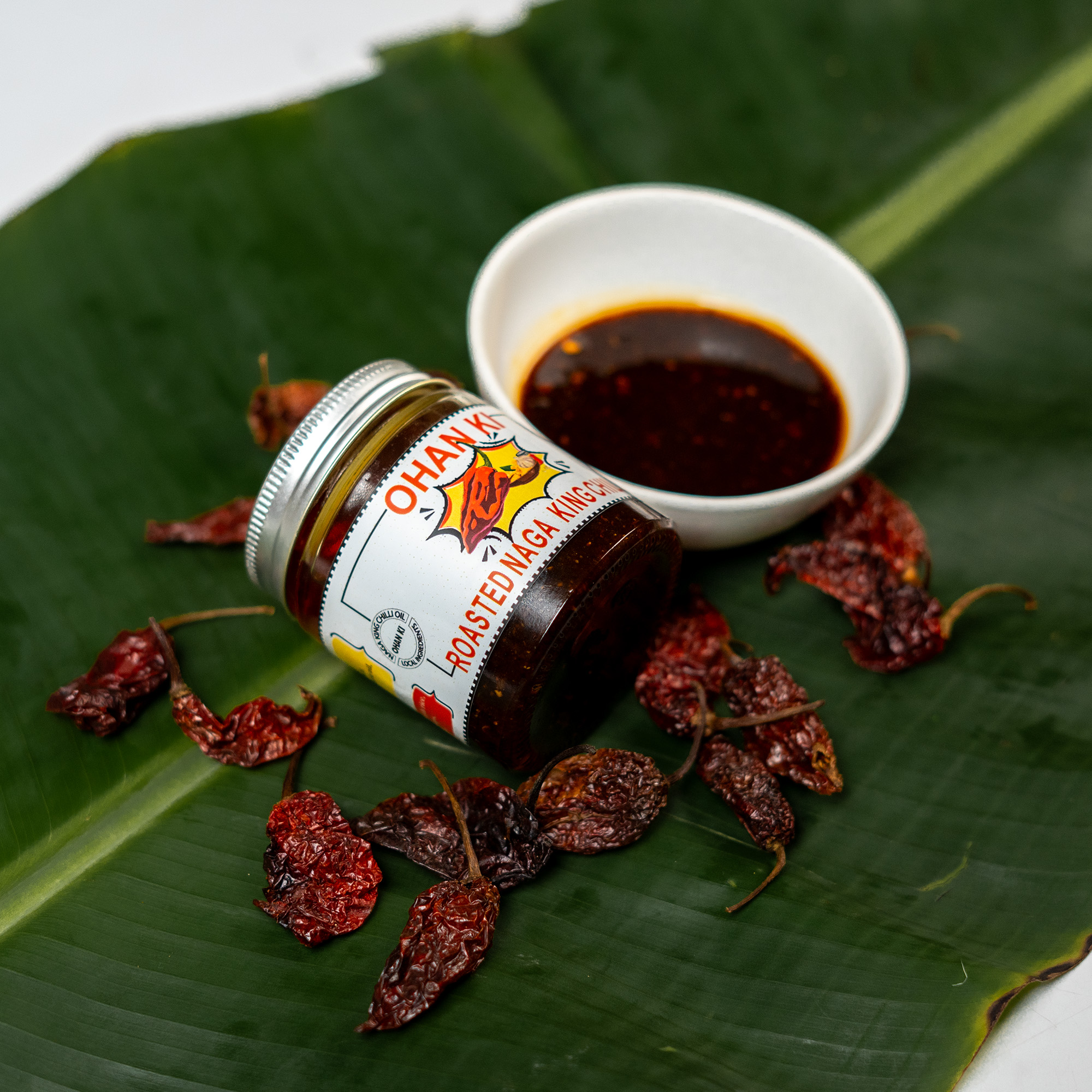 Roasted Naga King Chili Oil (130gm)