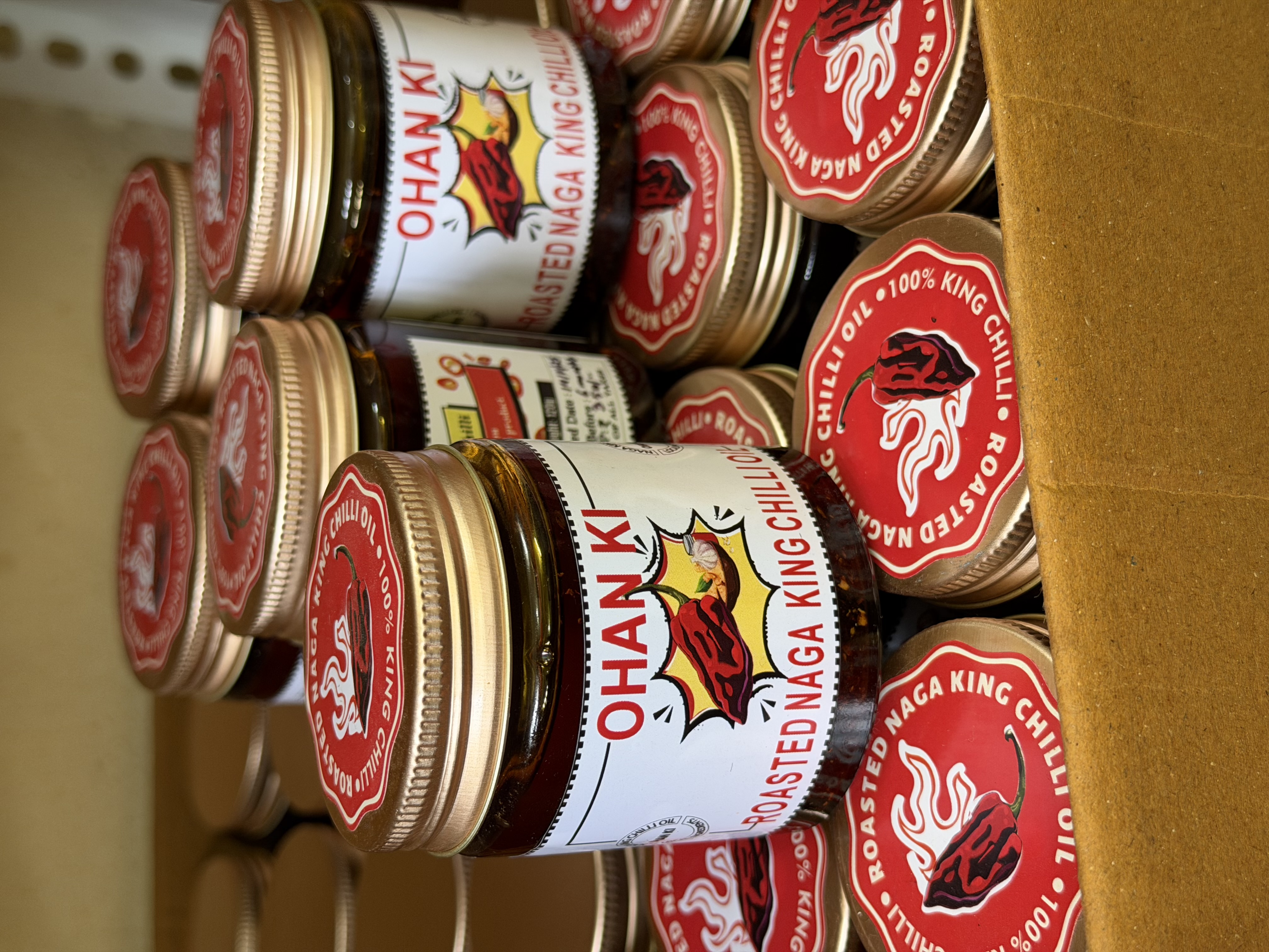 Roasted Naga King Chili Oil (130gm)